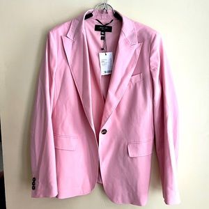 Stunning NWT Barbie Pink MaxMara Weekend VALDA Blazer Jacket Sz 14